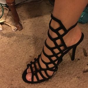 black heels